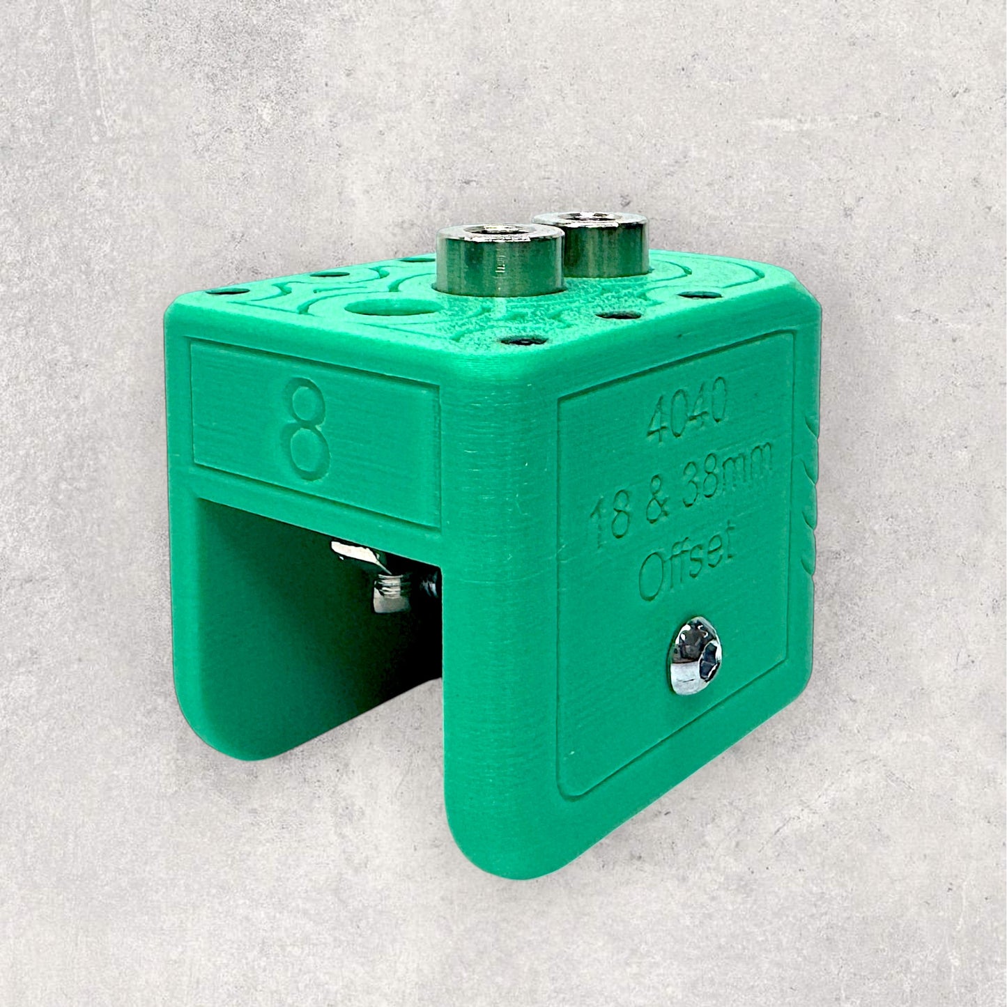 4040 18 & 38mm Offset Drilling Jig V2
