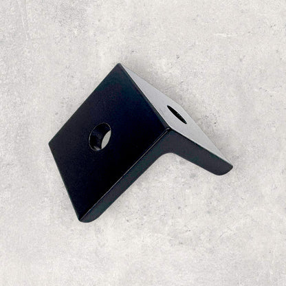 4040 Black Bracket 2 Round Holes (Set of 4)