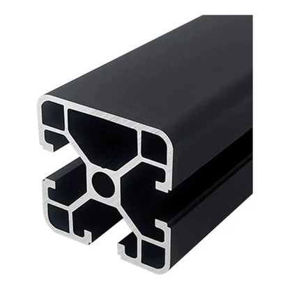 4040N1 aluminum extrusion, black anodised