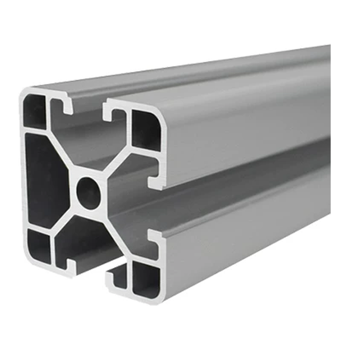 4040N1 aluminum extrusion, silver anodised