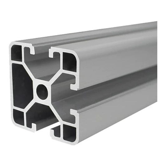 4040N1 aluminum extrusion, silver anodised