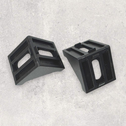 4040 Nylon Corner Bracket Black (Set of 4)