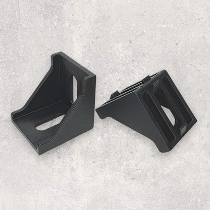 4040 Nylon Corner Bracket Black (Set of 4)