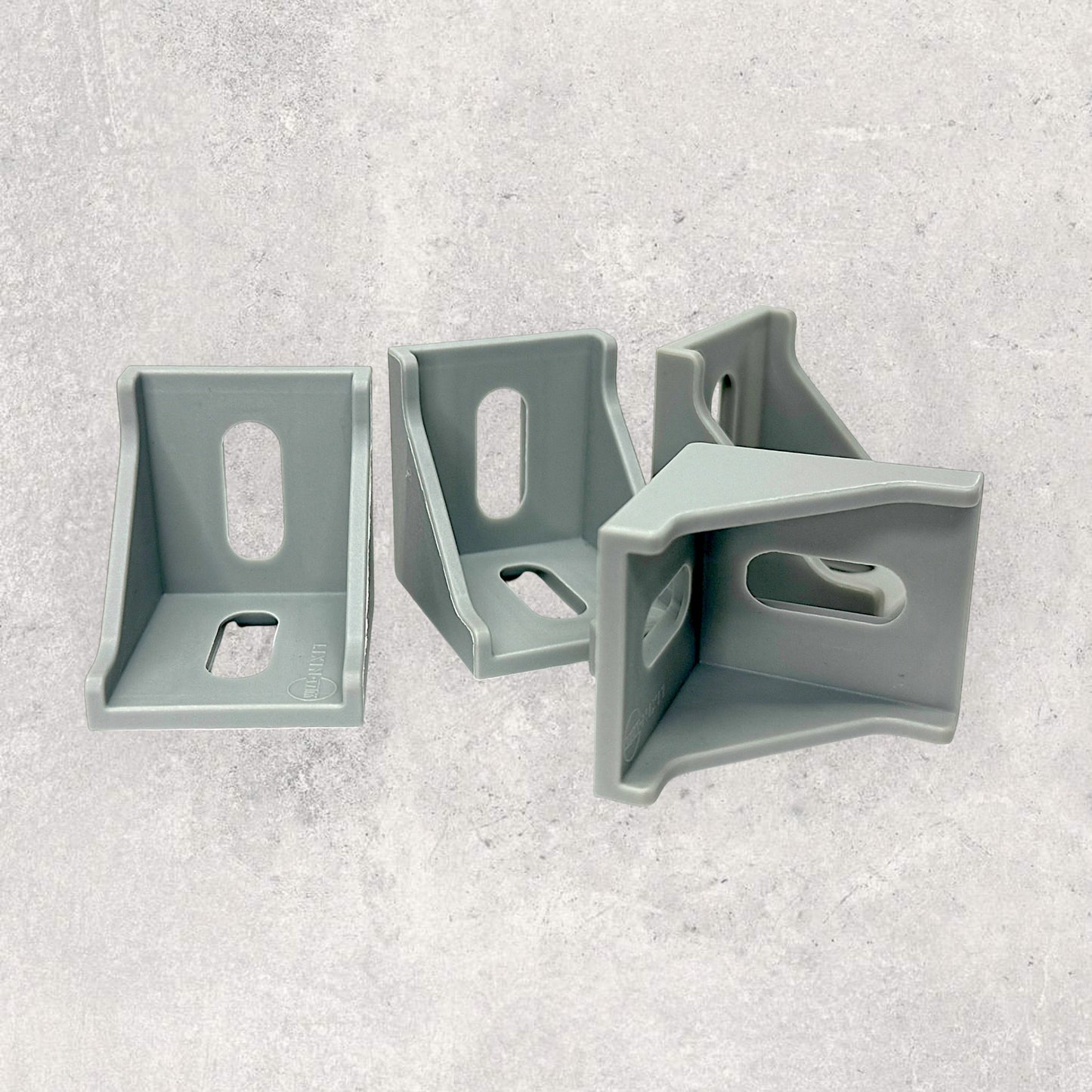 4040 Nylon Bracket Grey (Set of 4)