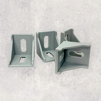 4040 Nylon Bracket Grey (Set of 4)