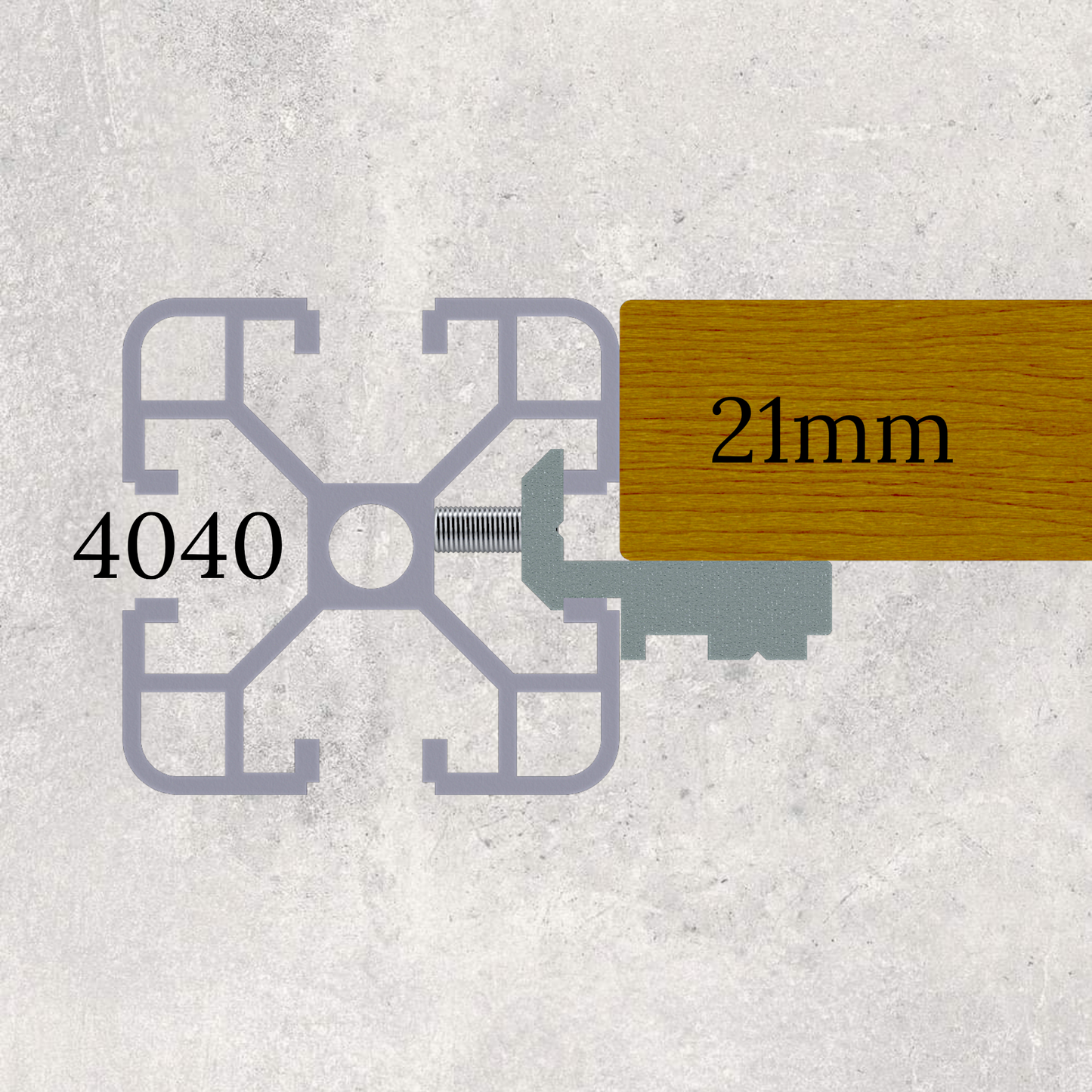 40 Series Shelf Bracket (Set of 4)