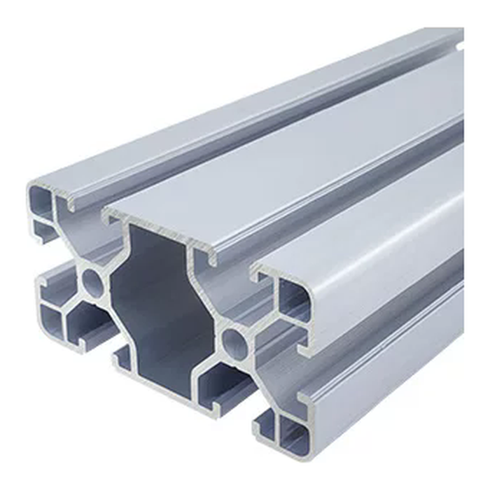 4080 aluminum extrusion, silver anodised