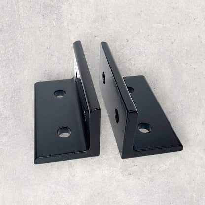 4080 Black Bracket (4 Round Holes)