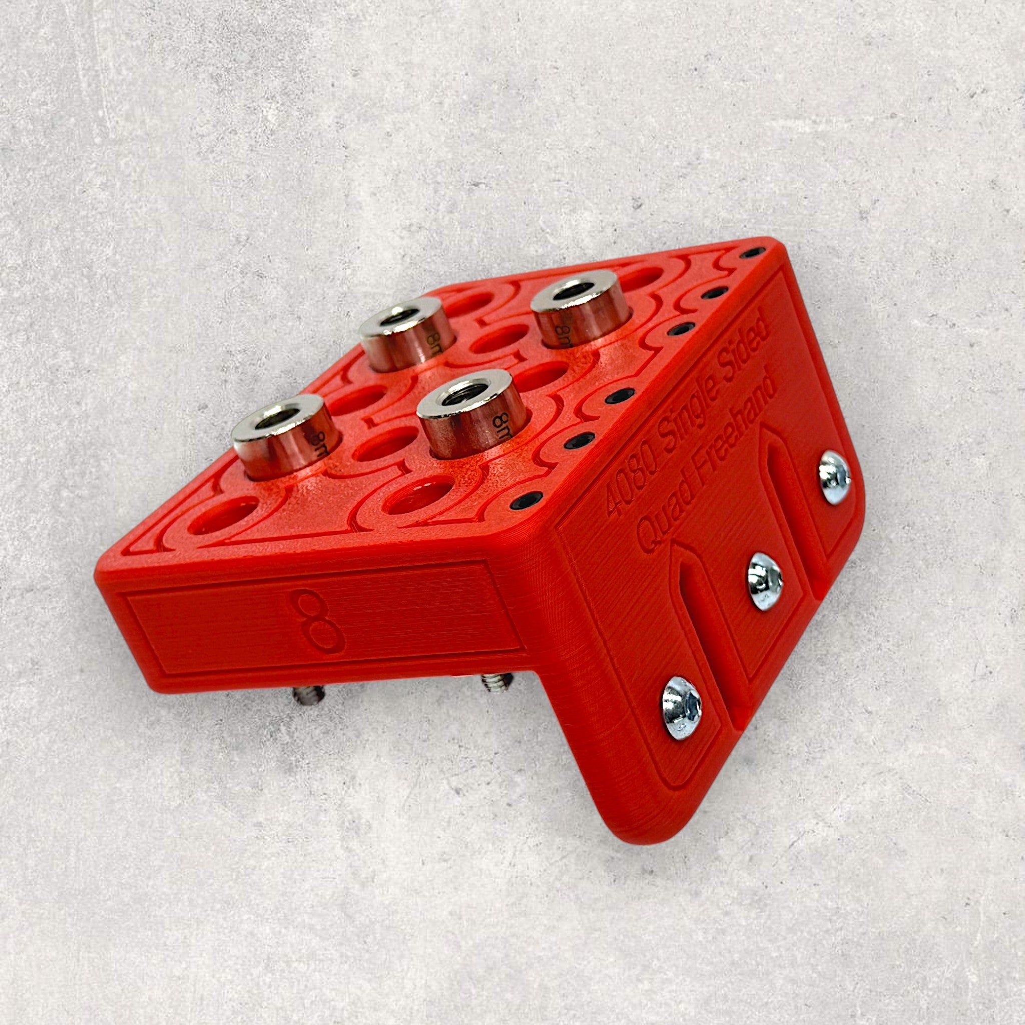 4080 Single Sided Quad Freehand Drilling Jig – The Aluminum Carpenter