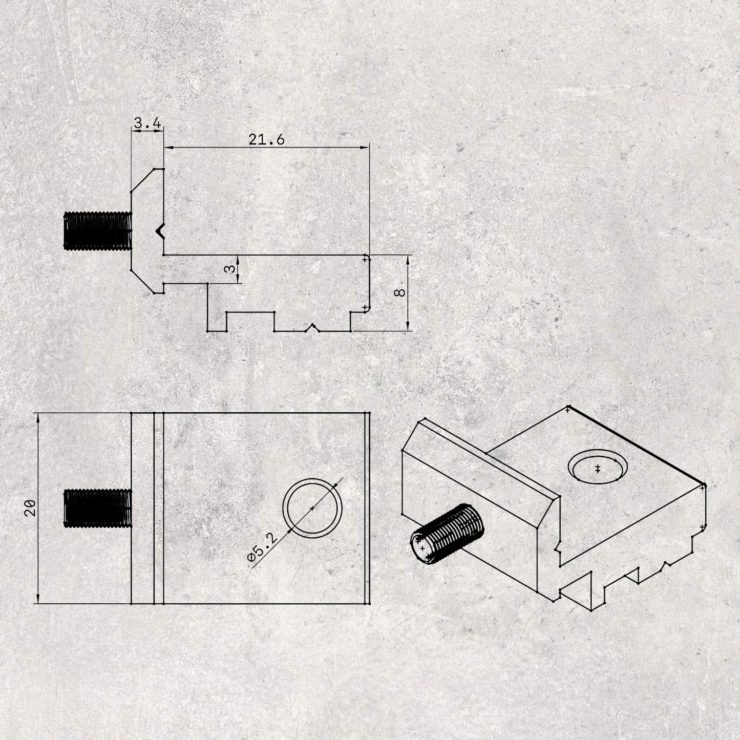 40 Series Shelf Bracket (Set of 4)