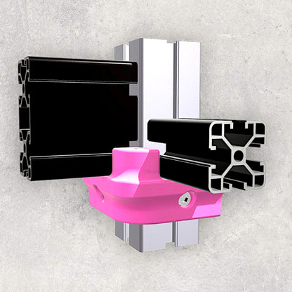 8020, 80/20, 40 to 50, 5050 aluminum, 5050 aluminium, 40 Series, Aluminum Extrusion, Drilling Jig, Precision Drilling, Precision Hand Tool, 40 to 50 Alignment Jig, 3D Front View