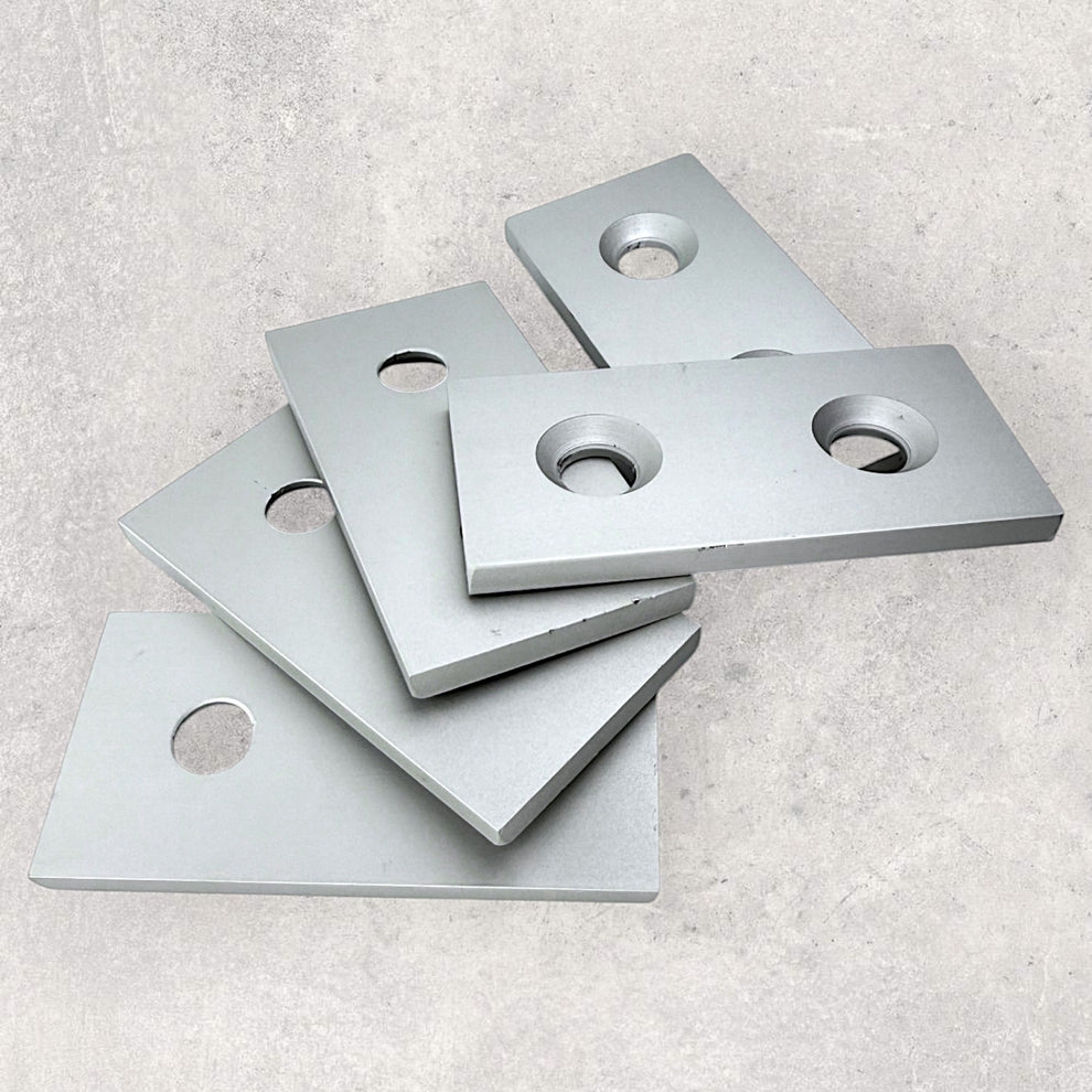 Aluminum End Cap (Rectangular) (Set of 10) – The Aluminum Carpenter