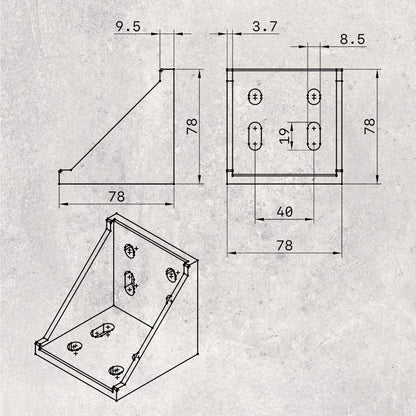 8080 Corner Bracket