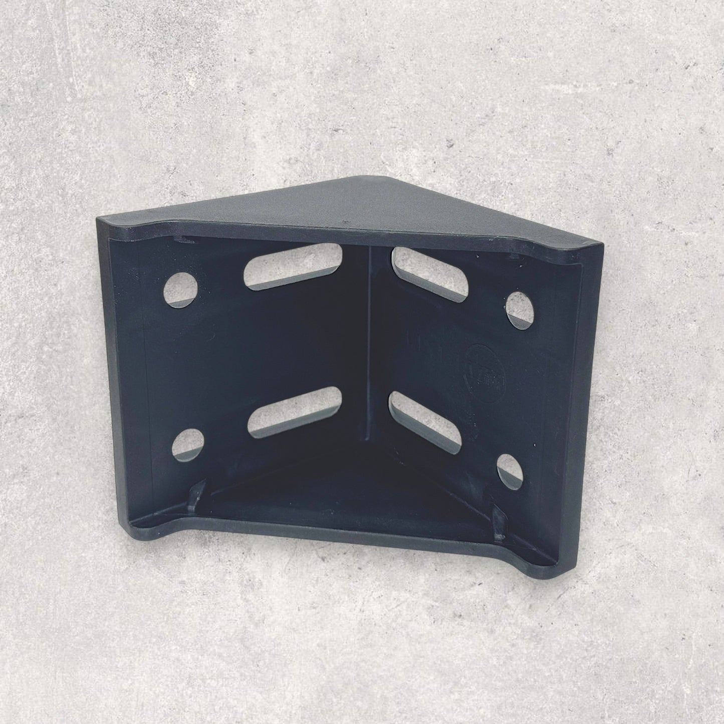 8080 Nylon Corner Bracket Black