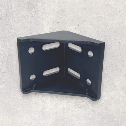 8080 Nylon Corner Bracket Black