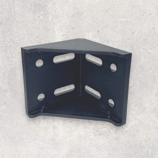 8080 Nylon Corner Bracket Black
