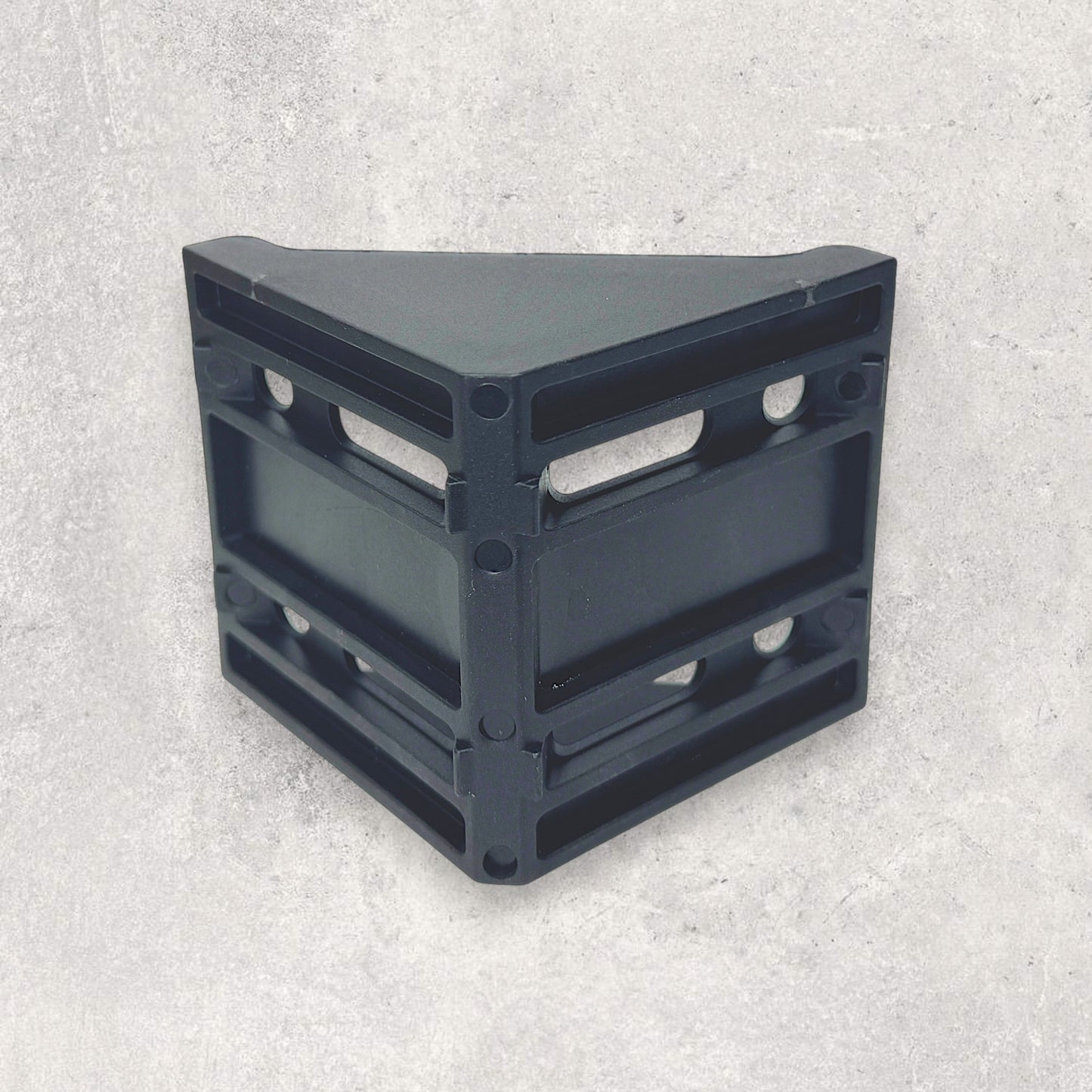 8080 Nylon Corner Bracket Black