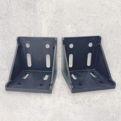8080 Nylon Corner Bracket Black