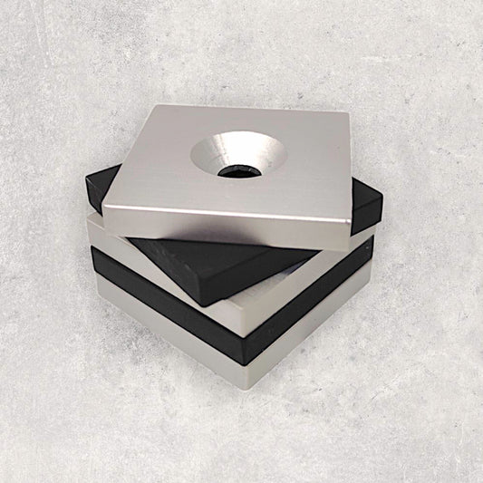 Aluminum End Cap (Square) (Set of 4)