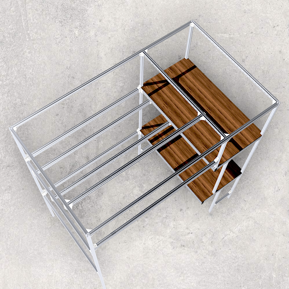 Customized Bicycle Rack System (Download) – The Aluminum Carpenter