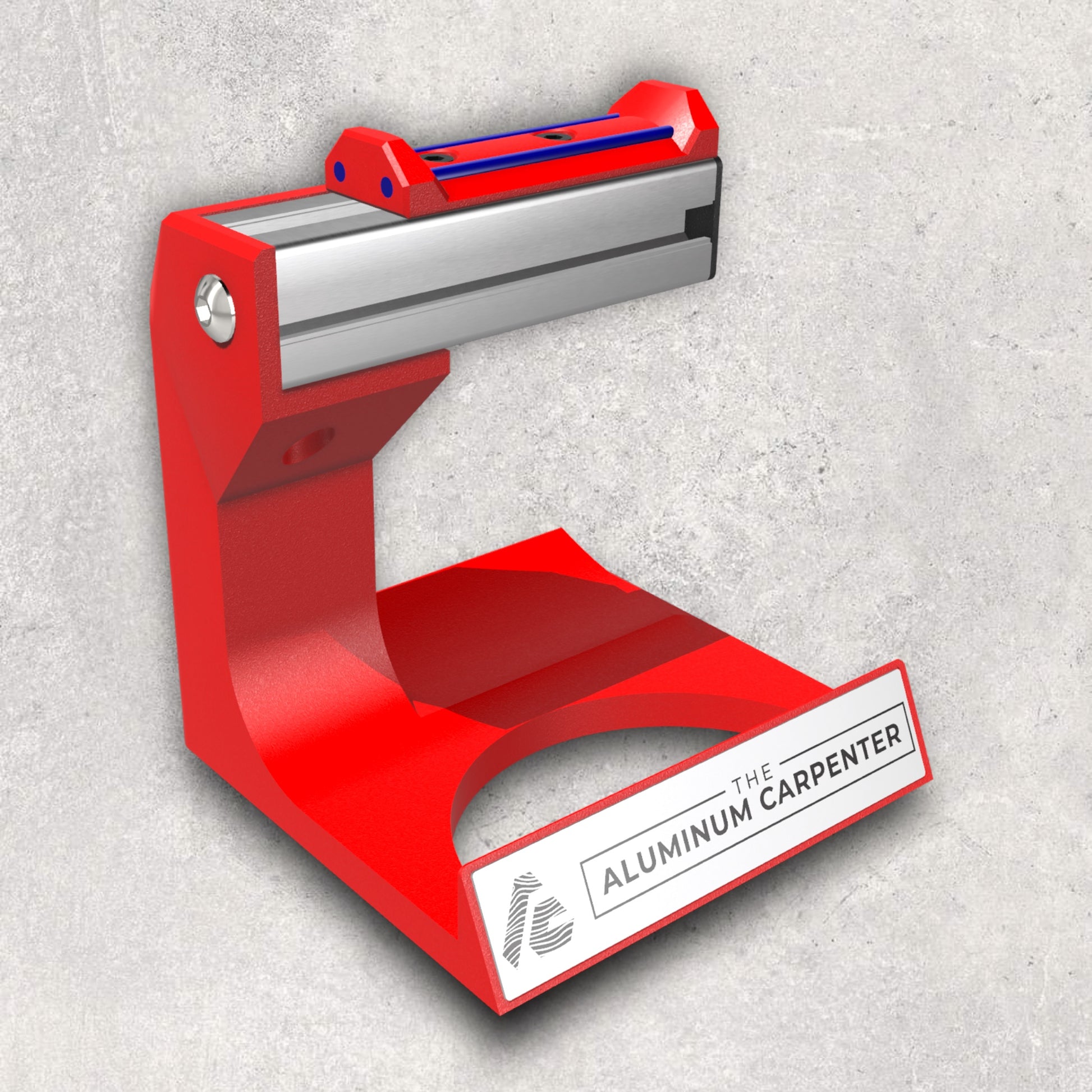 Filament, filament spool, 3d printed, aluminum extrusion, aluminium extrusion, 3d printer, 3d printing, 3d print, 3d printer rack, spool holder, filament spool holder, the aluminum carpenter, left top view