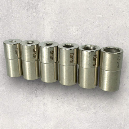 The Aluminum Carpenter, 8020, 80/20, Aluminium extrusion, Aluminum extrusion, Fixtures, Fasteners, Tools, Drill Guide Bushings, Overall Front View