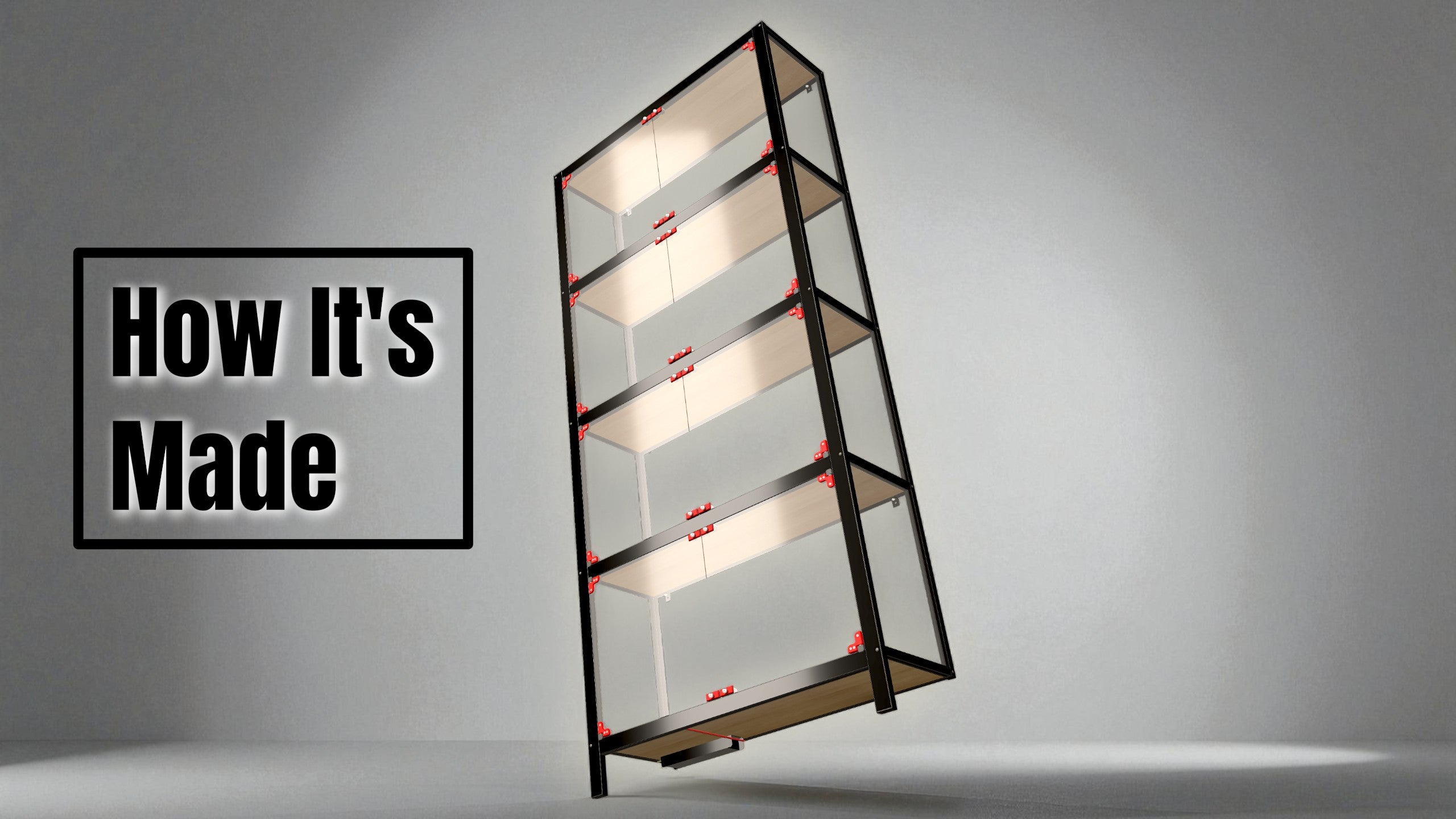 Load video: Aluminum Extrusion Display Cabinet