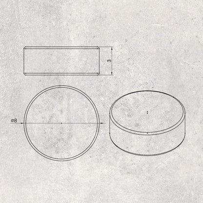 Magnet 8x3mm (Set of 50)