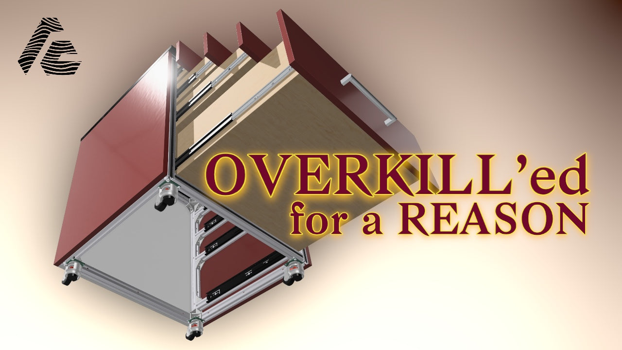 Load video: Strongest Drawer Cabinet | Concealed Aluminum Frame