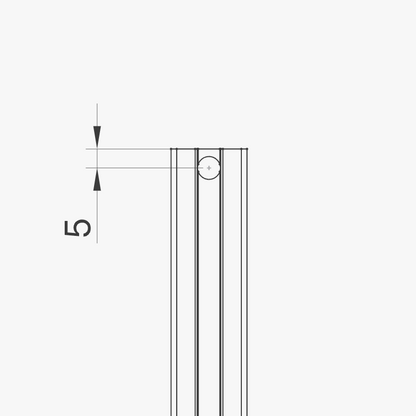 8020, 80/20, 2020, 2020 aluminum, 2020 aluminium, 20 Series, Aluminum Extrusion, Drilling Jig, Precision Drilling, Precision Hand Tool, 2020 5mm Offset Jig, Drilling Diagram