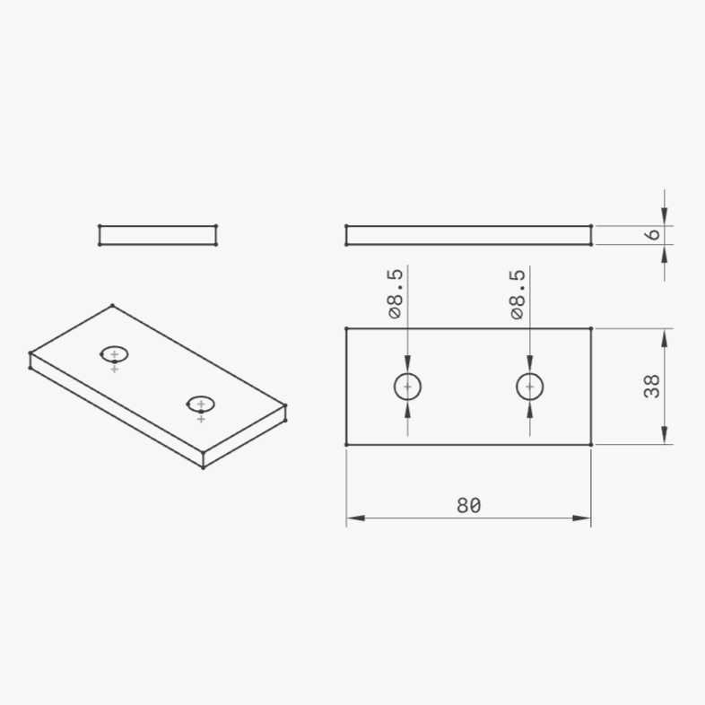 4080 Flush Plate