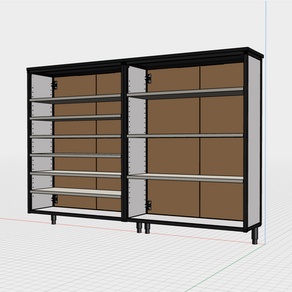 Twin Shoe Rack (Download)