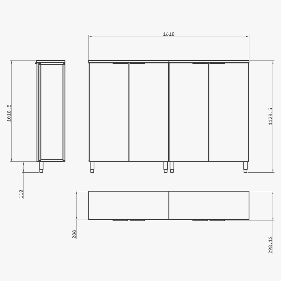 Twin Shoe Rack (Download)