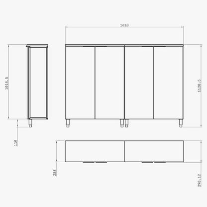 Twin Shoe Rack (Download)