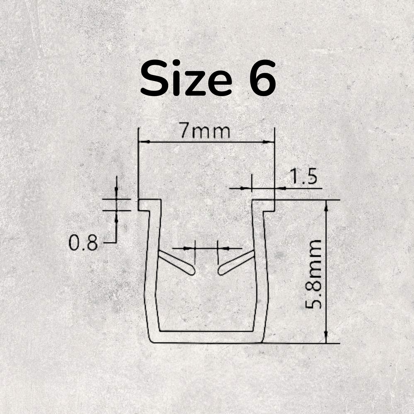 U Channel Panel Slot