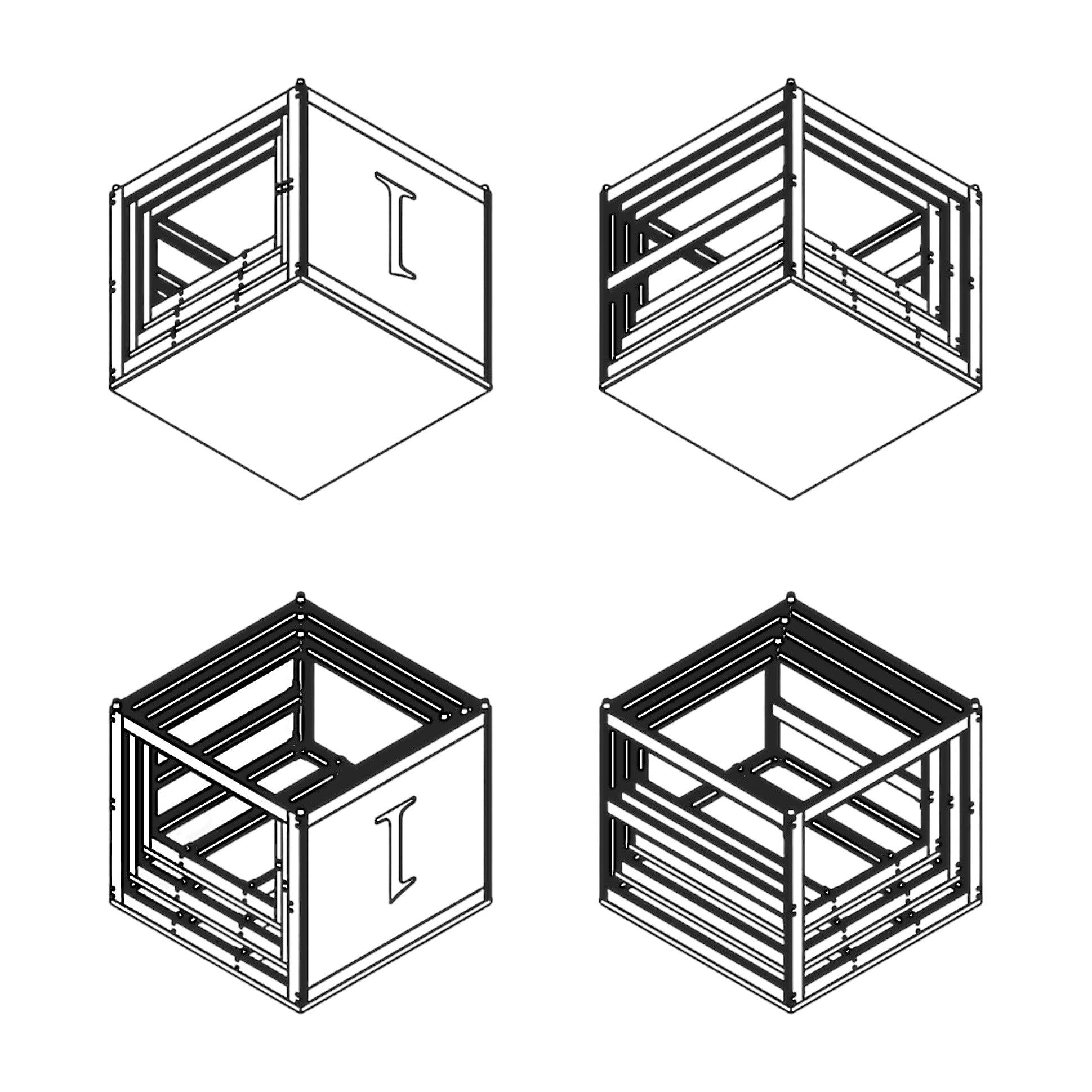 Winners Podium, Winner's Podium, Stackable, Winners Podium Stackable, Design, Plans, Build Plans, Aluminum Extrusion Design, CAD, CAD File, Digital Download, Digital, Aluminum Extrusion, Aluminium Extrusion, 8020, 80/20, 2D Diagram