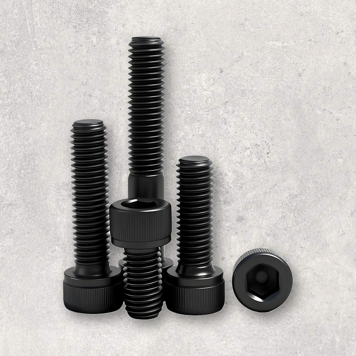 The Aluminum Carpenter, 8020, 80/20, Aluminium extrusion, Aluminum extrusion, Fixtures, Fasteners, Tools, Socket Head Cap Screw, M3, Black, Socket Head View