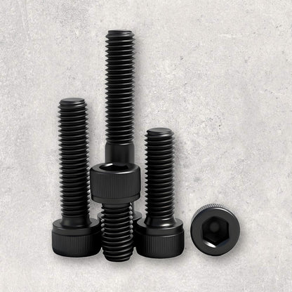 The Aluminum Carpenter, 8020, 80/20, Aluminium extrusion, Aluminum extrusion, Fixtures, Fasteners, Tools, Socket Head Cap Screw, M3, Black, Socket Head View