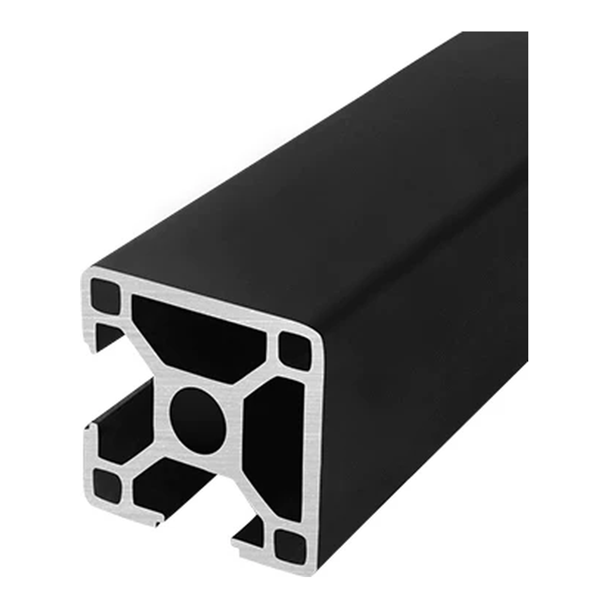 3030N2 aluminum extrusion, black anodised